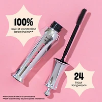 Gel à sourcils transparent 24-HR Brow Setter avec effet laminé