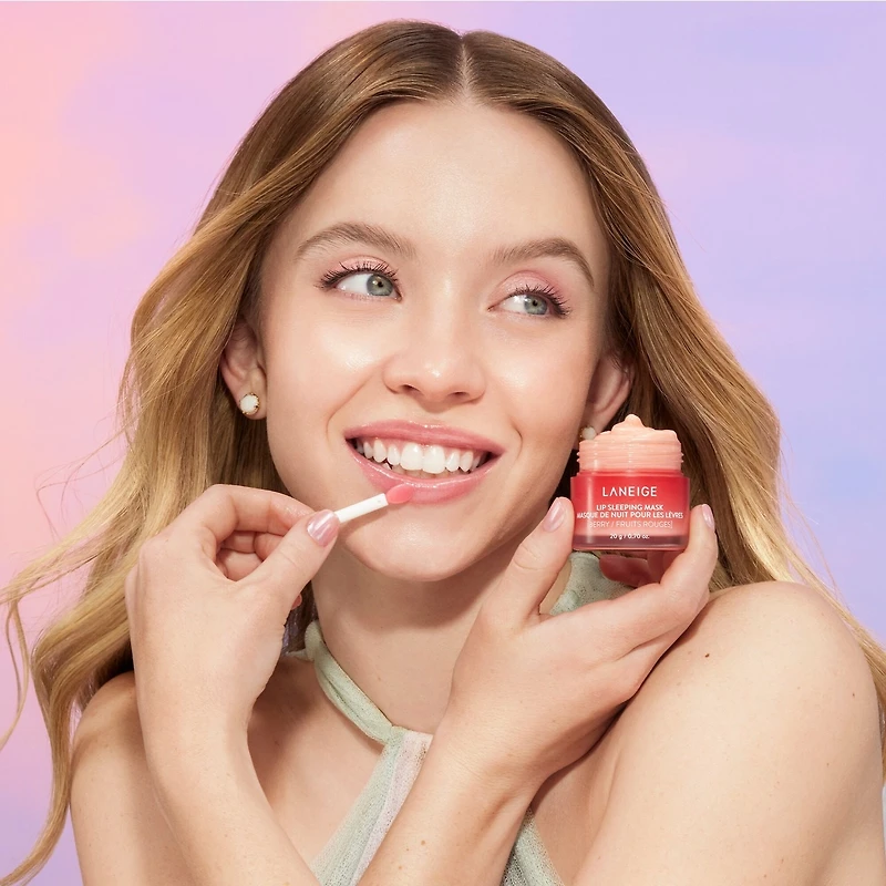 Masque de nuit pour les lèvres hydratation intense avec vitamine C