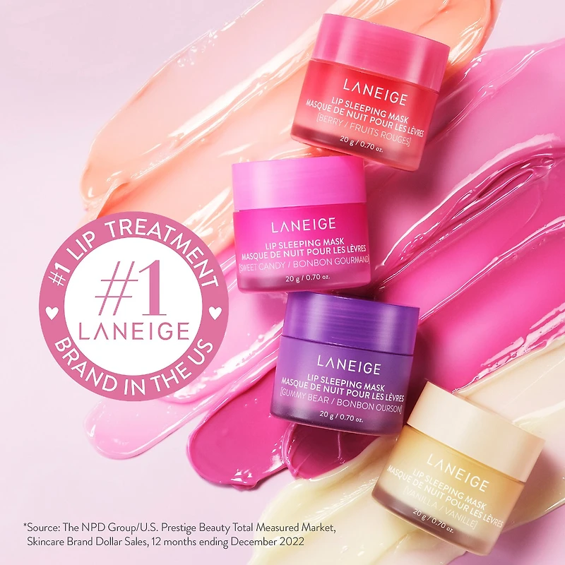 Masque de nuit pour les lèvres hydratation intense avec vitamine C