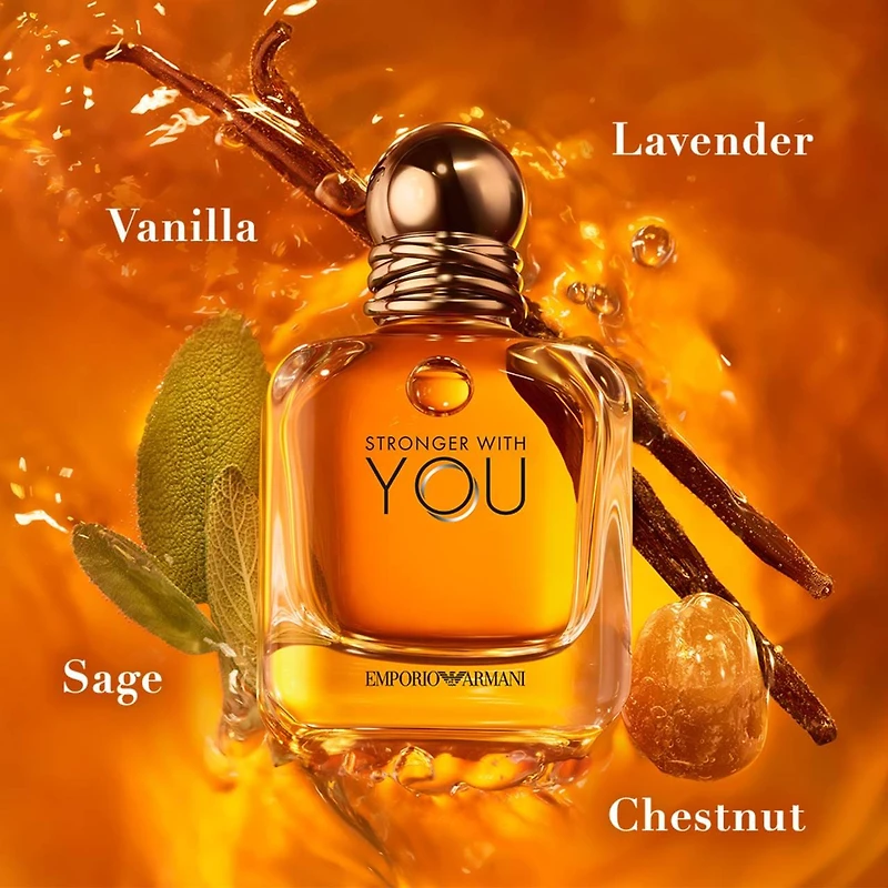 Eau de toilette Stronger With You avec vanille et châtaigne