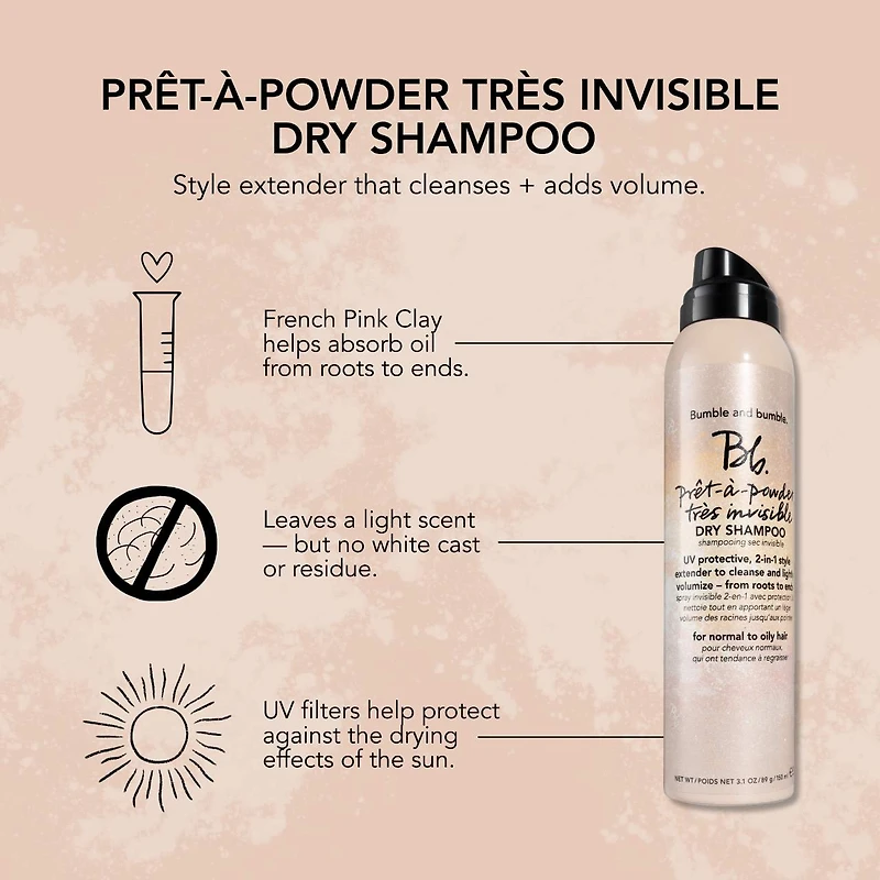 Shampoing sec volumisant Prêt-à-Powder Très Invisible