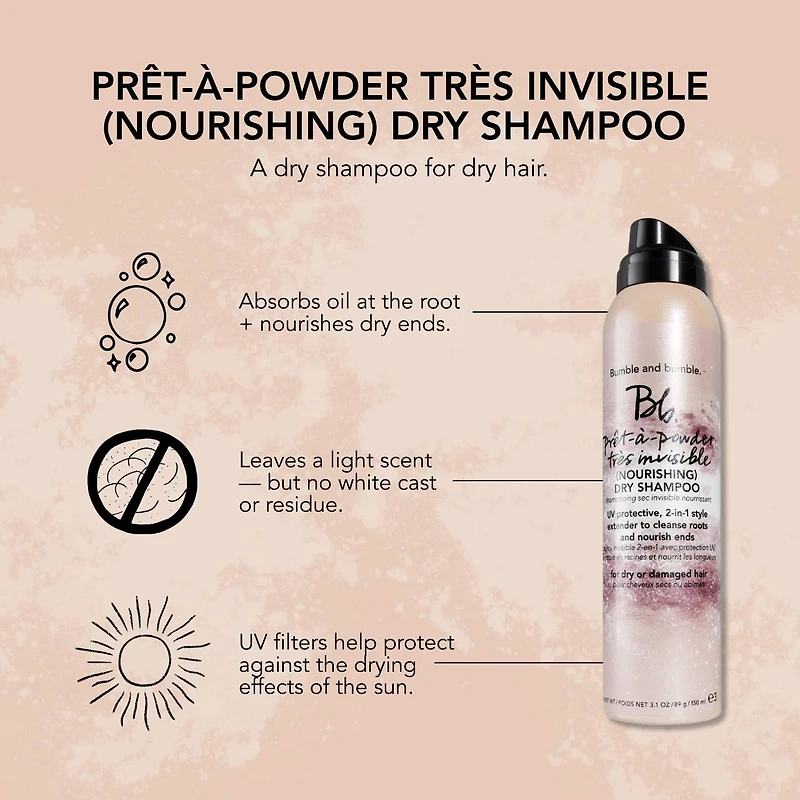 Shampoing sec nourrissant en poudre Prêt-à-powder Très Invisible
