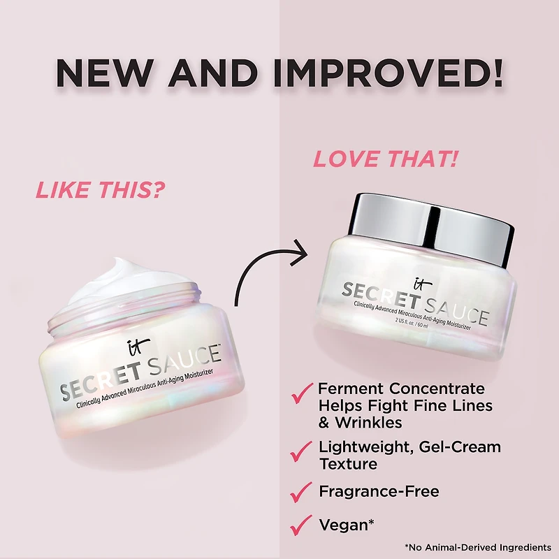 Hydratant anti-âge pour le visage Secret Sauce