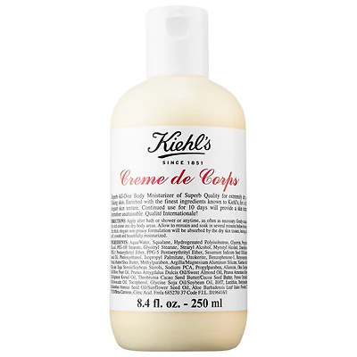 Kiehl's Since 1851 Crème de Corps Refillable Hydrating Body Lotion with Squalane oz/ ml