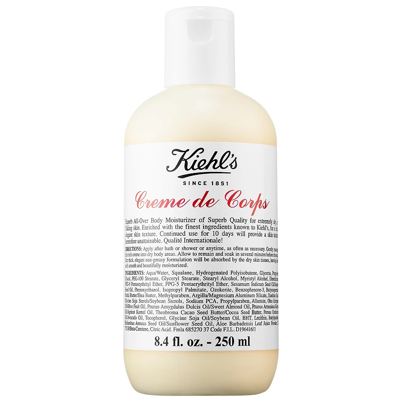 Lotion pour le corps hydratante rechargeable Crème de avec squalane