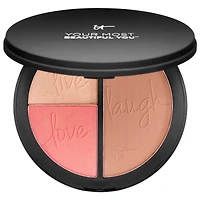 Palette de fard à joues radieux, illuminateur éclatant et poudre bronzante mate anti-âge Your Most Beautiful You