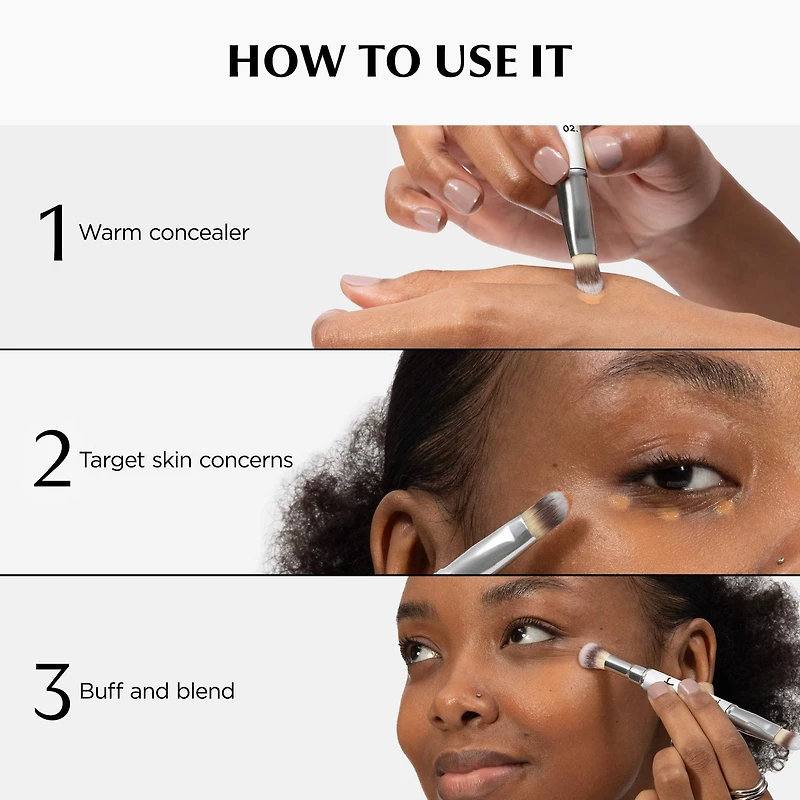 Double pinceau anticernes aérograhe Heavenly Luxe n°2