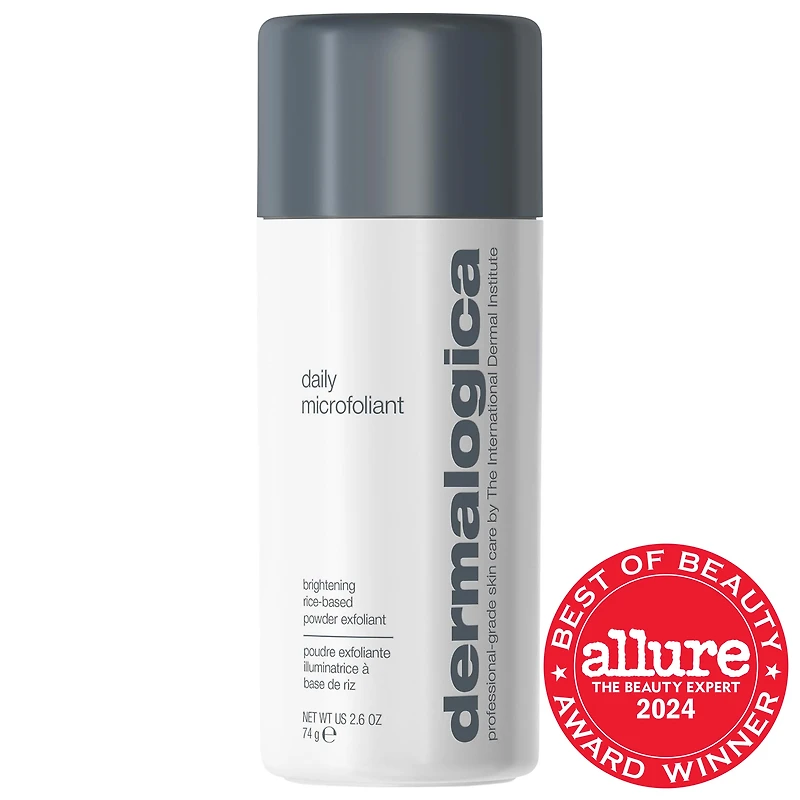 Daily Microfoliant — Salicylic Acid Powder Exfoliator for Pores, Spots & Uneven Skin Tone | Rice Enzyme + BHA Gentle Enough Use
