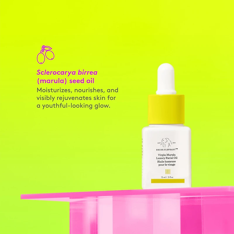 Huile prestigieuse pour le visage Virgin Marula