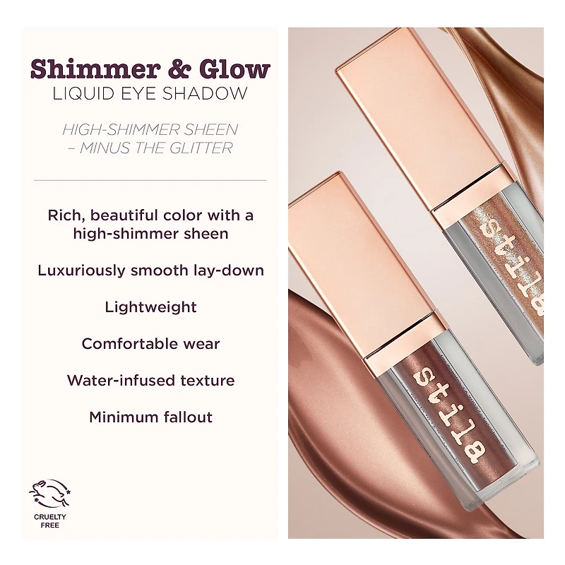 Fard à paupières liquide Shimmer & Glow
