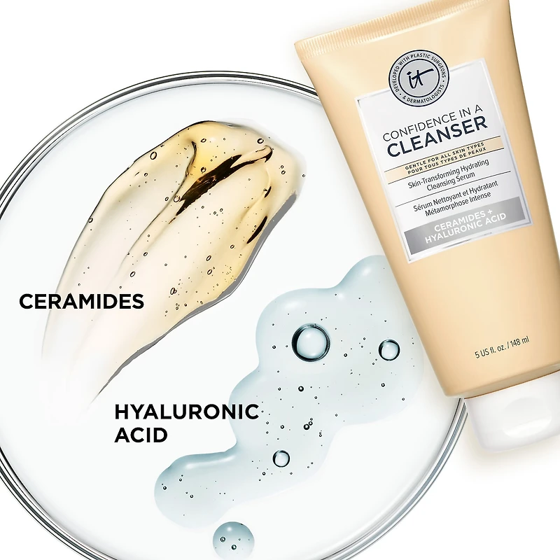 Confiance dans un sérum nettoyant hydratant pour le visage
