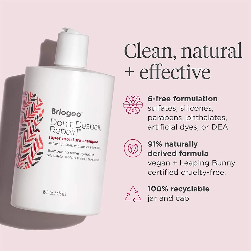 Don’ t Despair, Repair!™ Shampooing Super hydratant pour cheveux endommagés