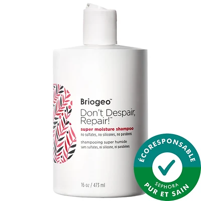 Briogeo Don' t Despair, Repair!™ Shampooing Super hydratant pour cheveux endommagés oz/ mL