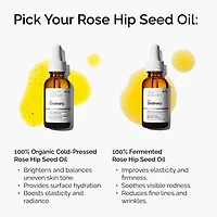  100% Organic Cold-Pressed Rose Hip Seed Oil for Skin Elascicity