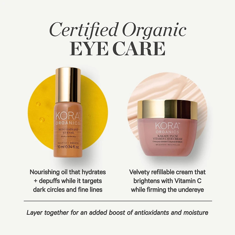 Huile radieuse éclat pour les yeux Noni