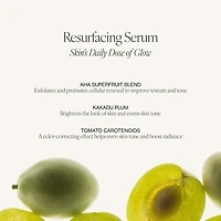 Resurfacing & Brightening AHA + BHA Serum with Vitamin C