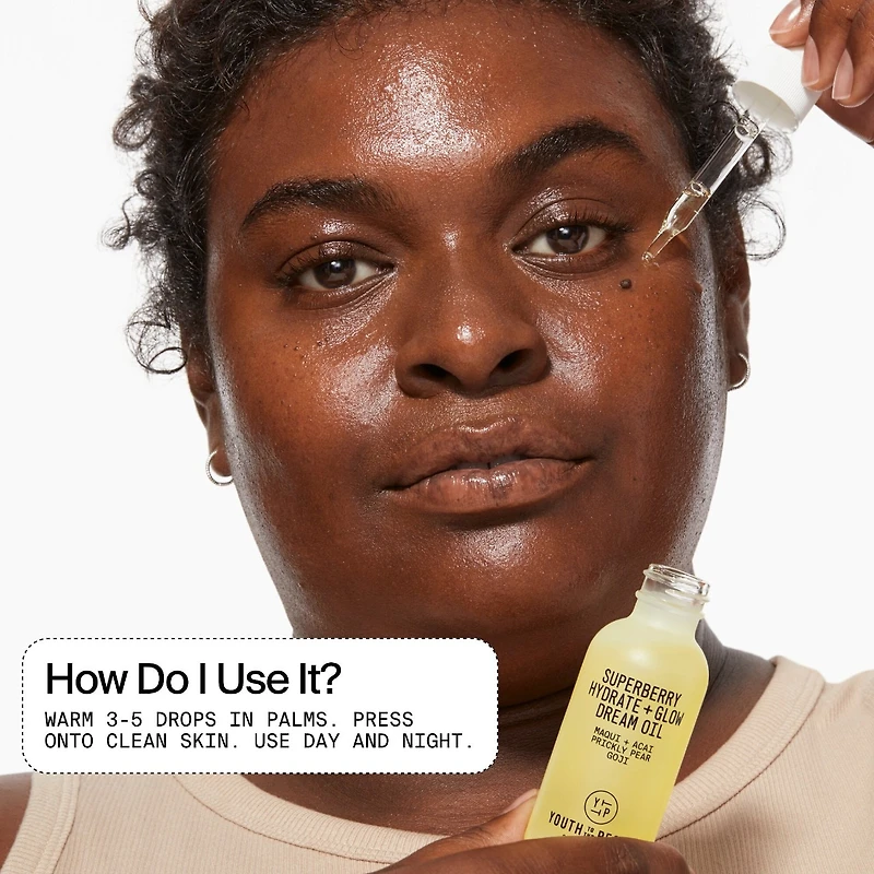 Superberry Hydrate + Glow Dream Oil with Squalane and Antioxidants