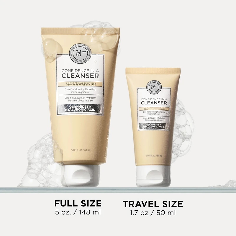 Confiance dans un sérum nettoyant hydratant pour le visage