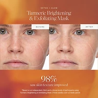 Turmeric Brightening Pore Scrub + Exfoliating Mask