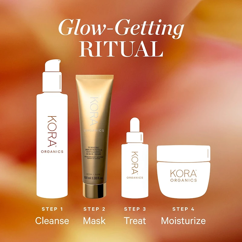 Turmeric Brightening Pore Scrub + Exfoliating Mask