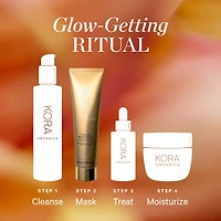 Turmeric Brightening Pore Scrub + Exfoliating Mask