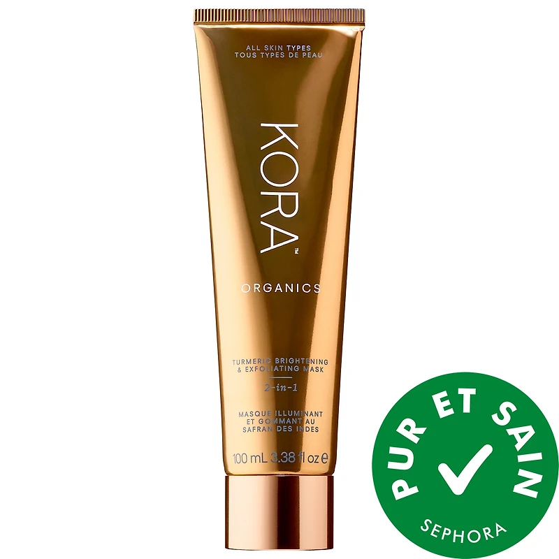 Turmeric Brightening Pore Scrub + Exfoliating Mask