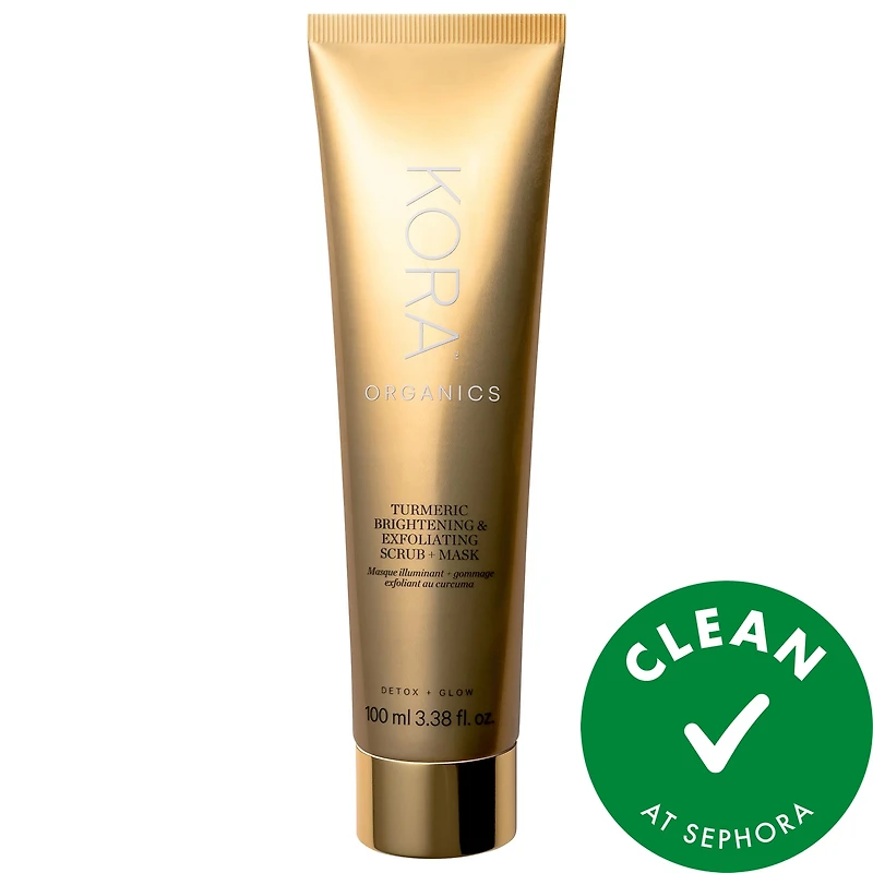 Turmeric Brightening Pore Scrub + Exfoliating Mask