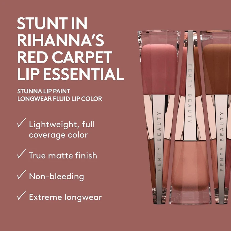 Couleur fluide longue tenue pour les lèvres Stunna Lip Paint