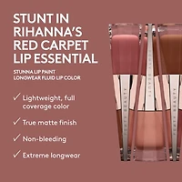 Couleur fluide longue tenue pour les lèvres Stunna Lip Paint