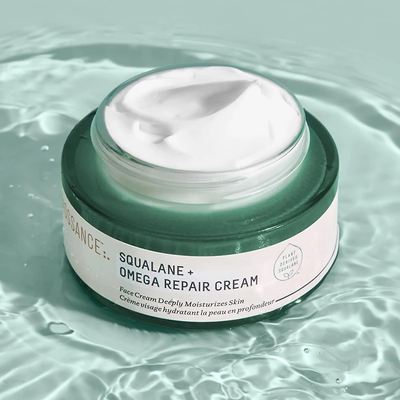 Hydratant en profondeur et réparateur avec oméga, céramides acide hyaluronique + squalane
