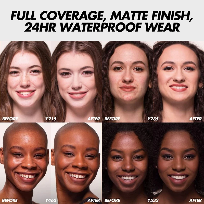 Fond de teint à couvrance totale Matte Velvet Skin