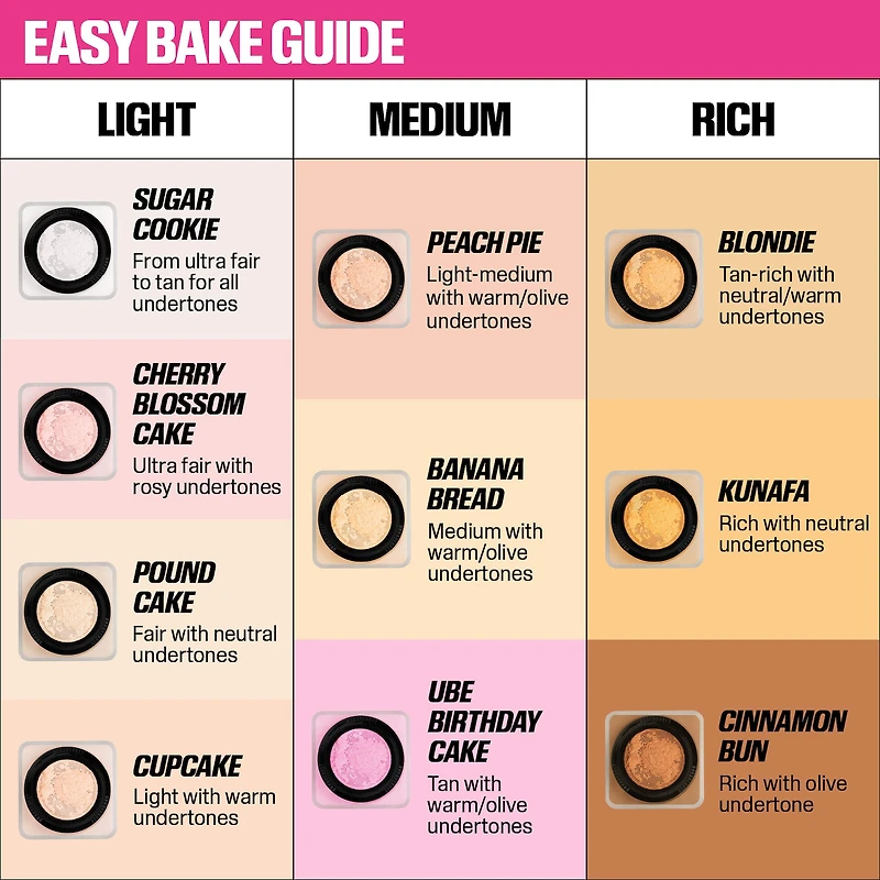 Poudre libre fixatrice floutante Easy Bake