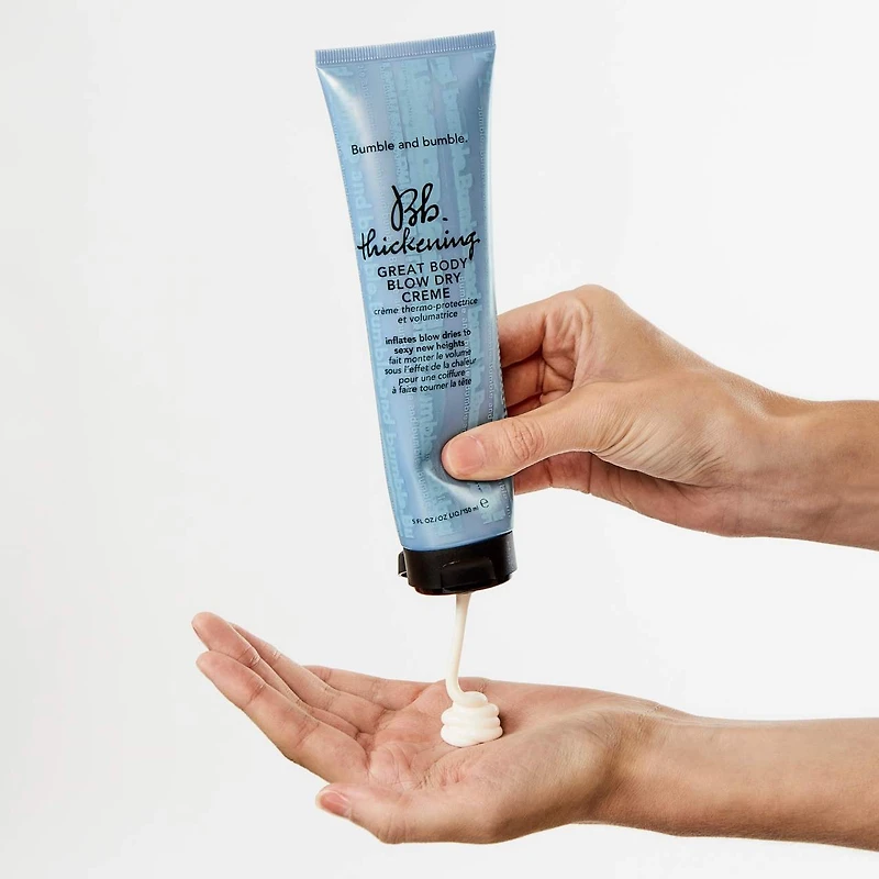 Crème volumisante et épaississante à utiliser avec le sèche-cheveux Great Body
