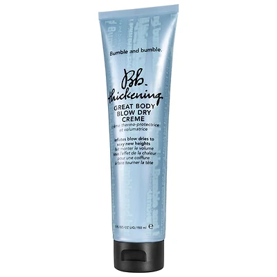 Crème volumisante et épaississante à utiliser avec le sèche-cheveux Great Body
