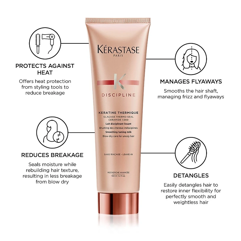 Discipline Heat Protecting Leave-In Treatment For Frizzy Hair