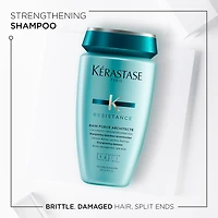 Shampoing fortifiant pour cheveux abîmés par le coiffage à la chaleur Resistance