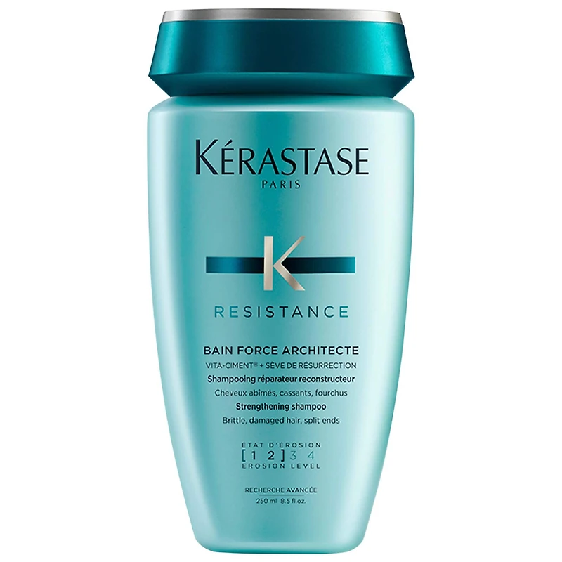 Shampoing fortifiant pour cheveux abîmés par le coiffage à la chaleur Resistance