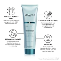 Resistance Heat Protectant Leave-In Styling Cream for Damaged Hair 