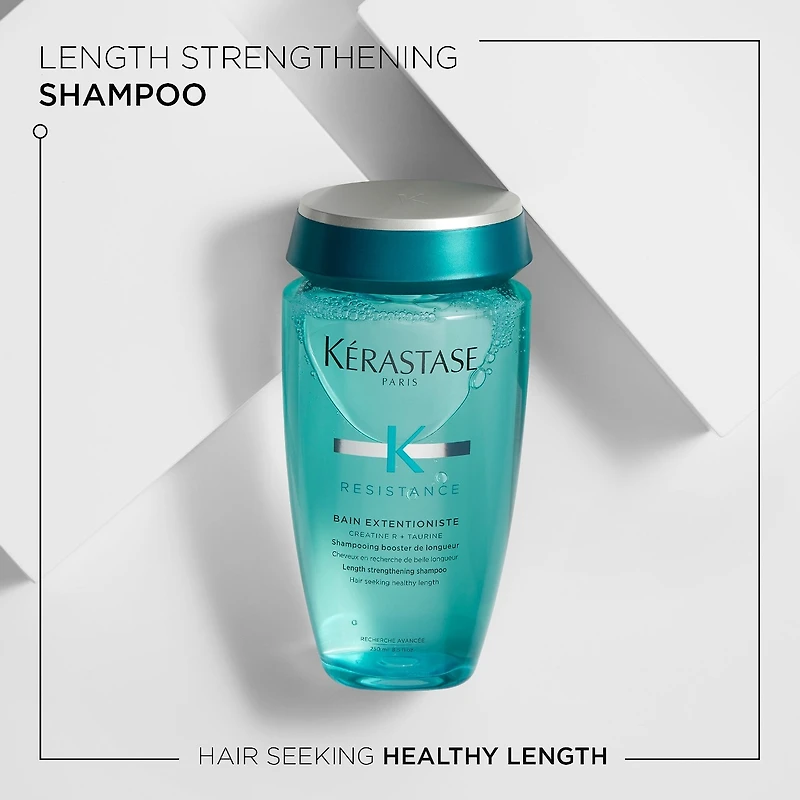 Shampoing de renforcement la résistance pour les longueurs endommagées et pointes fourchues