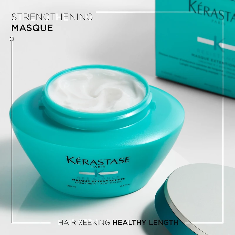 Masque de renforcement de la résistance pour les cheveux longs et les pointes fourchues