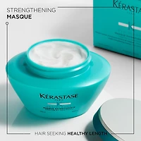 Masque de renforcement de la résistance pour les cheveux longs et les pointes fourchues