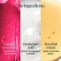 Lotion tonique hydratation profonde à la rose et l’acide hyaluronique