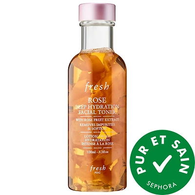 Lotion tonique hydratation profonde à la rose et l’acide hyaluronique