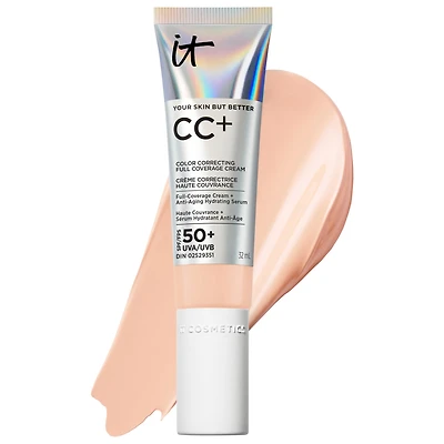 IT Cosmetics CC+ Cream Full Coverage Color Correcting Foundation with SPF 50+ 1.08 mL