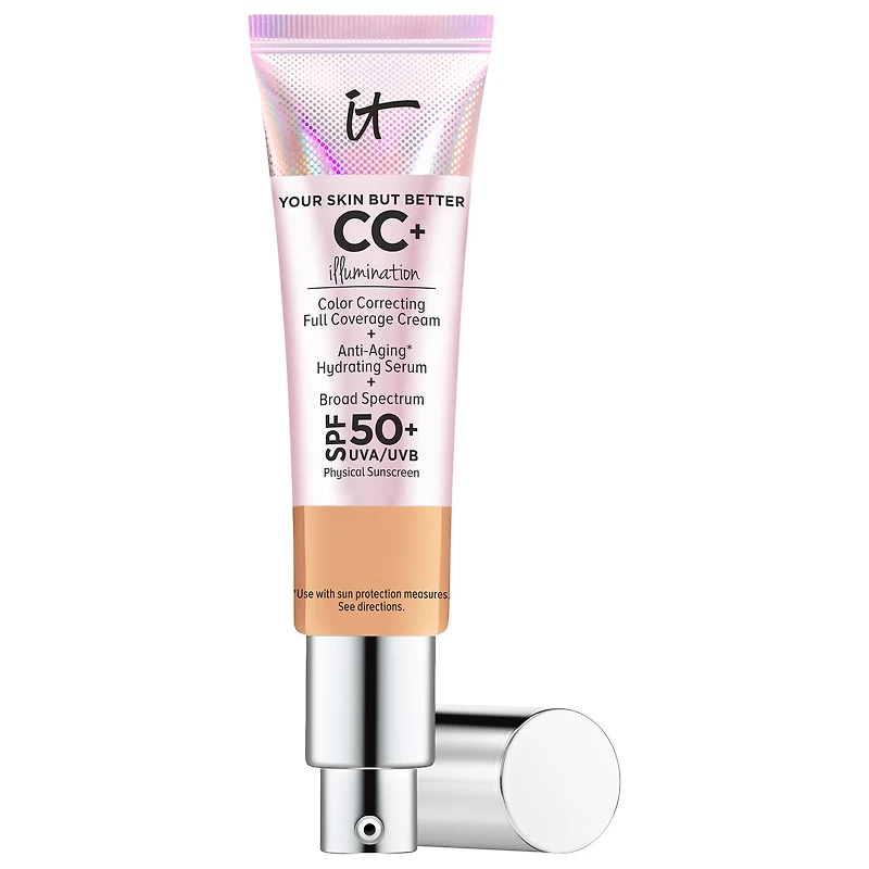 Mini crème CC+ illuminatrice avec FPS 50+