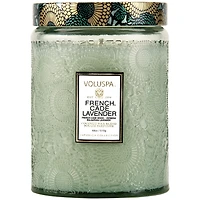 French Cade & Lavender Glass Jar Candle