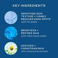 Lotion tonique exfoliant anti-tache pigmentaire Glow2OH avec AHA à 7 %