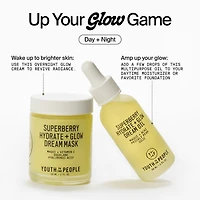 Superberry Hydrate + Glow Dream Night Cream Mask with Vitamin C