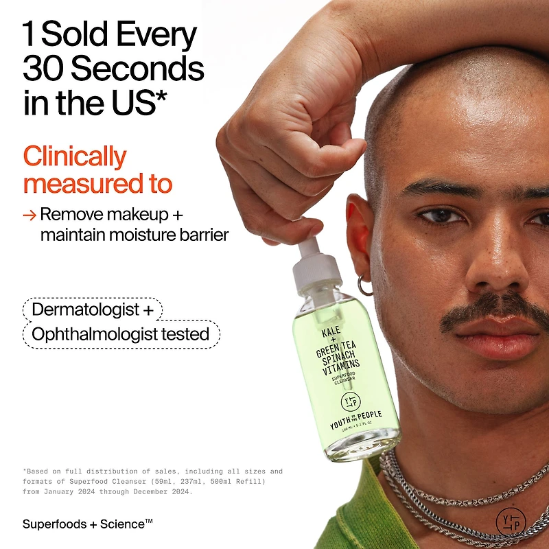 Superfood Hydrating Gentle Antioxidant Refillable Cleanser