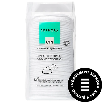Tampons de coton biologique